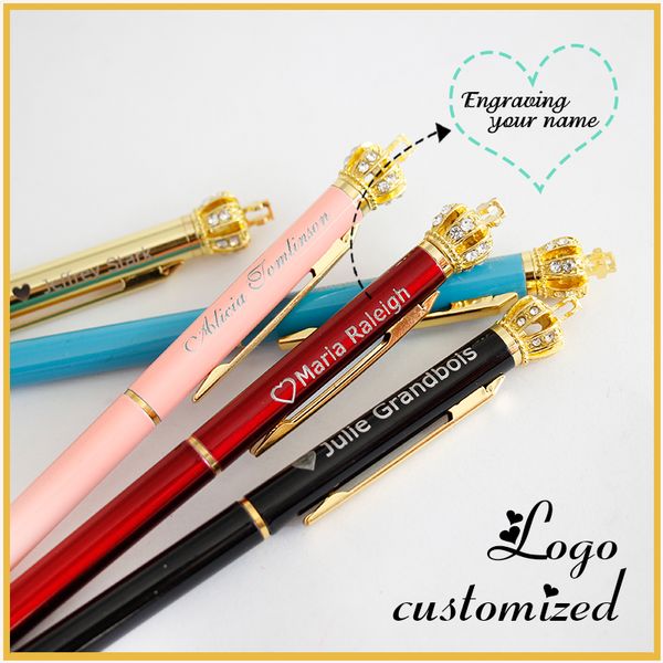 1pc crown metal ballpoint pens cute creative stationery pen daily writing laser customized logo carving office supplies gift pen, Blue;orange
1pc crown metal ballpoint pens cute creative stationery pen daily writing laser customized logo carving office supplies gift pen, Blue;orange