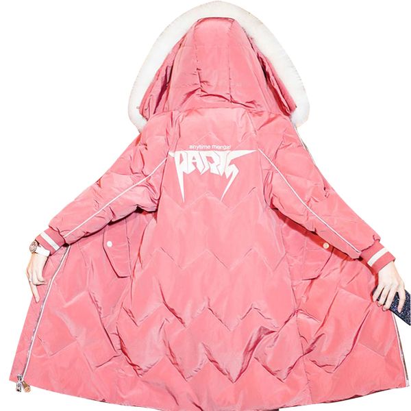 толстый вниз хлопок пальто 2018 зимняя куртка женщины длинные парки корейский мода меховой воротник с капюшоном теплые пальто дамы chaqueta, Black
толстый вниз хлопок пальто 2018 зимняя куртка женщины длинные парки корейский мода меховой воротник с капюшоном теплые пальто дамы chaqueta, Black