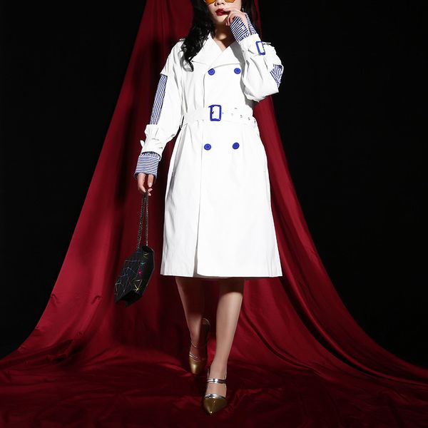 elegant windbreaker 2019 spring women fashion long sleeves long trench fake two-piece sashed trench coats double breasted coats, Tan;black
elegant windbreaker 2019 spring women fashion long sleeves long trench fake two-piece sashed trench coats double breasted coats, Tan;black