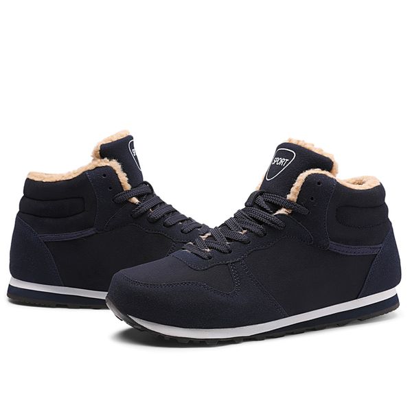 new fashion super warm men's boots casual winter outdoor ankle male snow boots plus velvet high lightweight sneakers botas, Black
new fashion super warm men's boots casual winter outdoor ankle male snow boots plus velvet high lightweight sneakers botas, Black