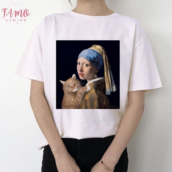 summer funny cat women t shirt 2019 casual short sleeve korean kawaii print ulzzang tshirt female white print o neck tees
summer funny cat women t shirt 2019 casual short sleeve korean kawaii print ulzzang tshirt female white print o neck tees