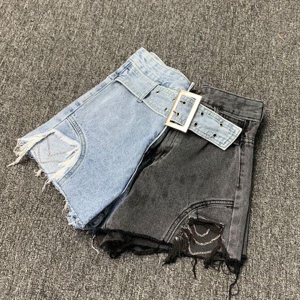 hole denim shorts women 2020 summer new fashion high waist loose wide leg jeans shorts, White;black
hole denim shorts women 2020 summer new fashion high waist loose wide leg jeans shorts, White;black
