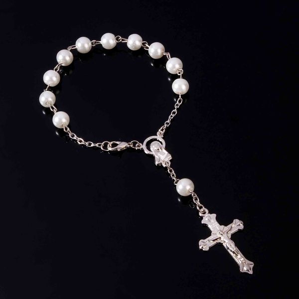48 pieces/batch religious bracelet pink glass pearl imitation rosary children's communion baby baptism favor catholic mini rosary, Golden;silver
48 pieces/batch religious bracelet pink glass pearl imitation rosary children's communion baby baptism favor catholic mini rosary, Golden;silver