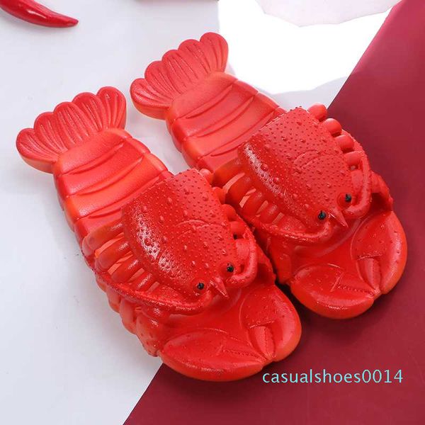 women shoes summer lobster sandals 2020 new non-slip beach family funny lobster slippers c14, Black
women shoes summer lobster sandals 2020 new non-slip beach family funny lobster slippers c14, Black