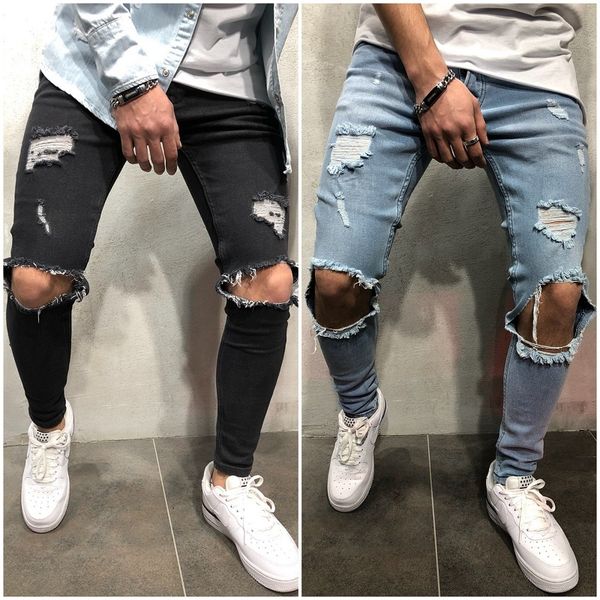 new fashion streetwear men's jeans hip hop pants blue color skinny zipper destroyed ripped jeans broken pants homme trousers
new fashion streetwear men's jeans hip hop pants blue color skinny zipper destroyed ripped jeans broken pants homme trousers