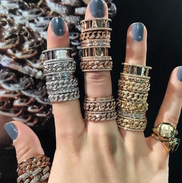 size 7 hip hop punk women finger rings full cz cubic zirconia sparking bling miami cuban link chain fashion women boy jewelry, Golden;silver
size 7 hip hop punk women finger rings full cz cubic zirconia sparking bling miami cuban link chain fashion women boy jewelry, Golden;silver