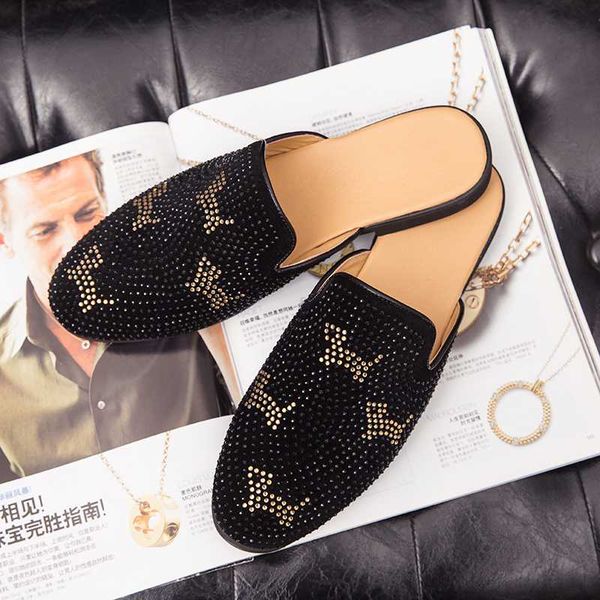 2020 popular lazy shoes for men fashion man half slippers breathable casual shoes mens slip-on men half drag flats, Black
2020 popular lazy shoes for men fashion man half slippers breathable casual shoes mens slip-on men half drag flats, Black