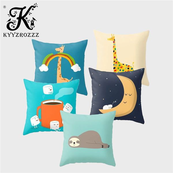 cartoon design cushion cover cute giraffe otter unicorn moon polyester printed children's room home decoration sofa pillow case
cartoon design cushion cover cute giraffe otter unicorn moon polyester printed children's room home decoration sofa pillow case