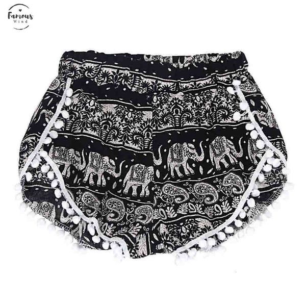 shorts summer women with tassels fashion women printed elastic waist beach high waist shorts 2019 casual mini short feminino, White;black
shorts summer women with tassels fashion women printed elastic waist beach high waist shorts 2019 casual mini short feminino, White;black