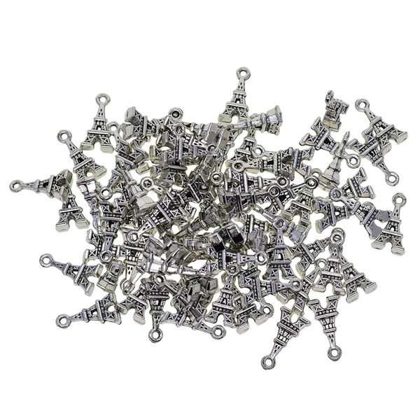 50pcs tibetan silver eiffel tower charms pendant diy jewelry for necklace bracelet making accessaries, 0.62 x 0.33 x 0.19 inch, Black
50pcs tibetan silver eiffel tower charms pendant diy jewelry for necklace bracelet making accessaries, 0.62 x 0.33 x 0.19 inch, Black