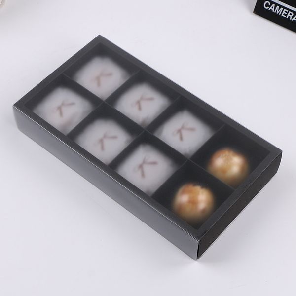 black paperboard boxes with frosted pvc lid moon cake biscuits cookie packaging paper boxes
black paperboard boxes with frosted pvc lid moon cake biscuits cookie packaging paper boxes