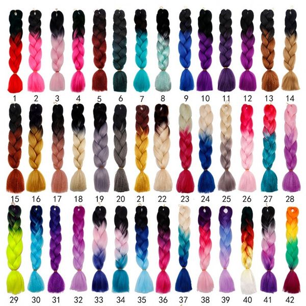 55 colors 24inch synthetic jumbo braids hair 100g/pack kanekalon hair blonde crochet pruiken braiding hair extensions, Black
55 colors 24inch synthetic jumbo braids hair 100g/pack kanekalon hair blonde crochet pruiken braiding hair extensions, Black