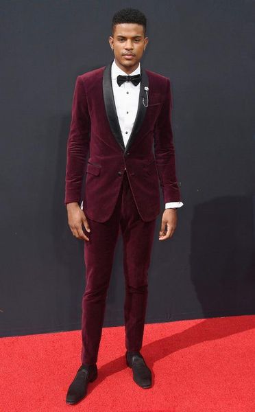 classic velveteen shawl lapel wedding tuxedos slim fit suits for men groomsmen suit two pieces prom formal suits (jacket+pants) 736, Black;gray
classic velveteen shawl lapel wedding tuxedos slim fit suits for men groomsmen suit two pieces prom formal suits (jacket+pants) 736, Black;gray