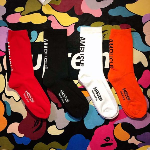 new women mens ambush cotton sock skateboard letter 4 colors hip hop streetwear harajuku fashion socks, Black
new women mens ambush cotton sock skateboard letter 4 colors hip hop streetwear harajuku fashion socks, Black