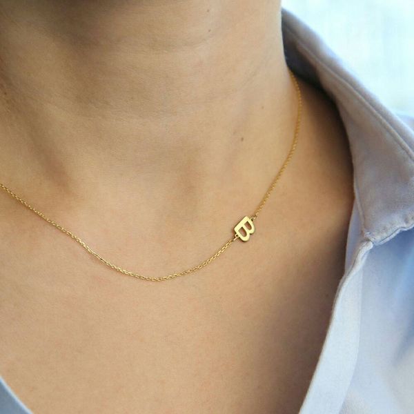new minimalist gold gold silver color 26 a-z letter name initial necklaces for women personalized name pendant necklace, Golden;silver
new minimalist gold gold silver color 26 a-z letter name initial necklaces for women personalized name pendant necklace, Golden;silver