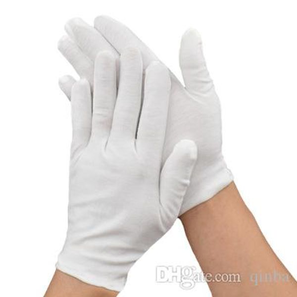 хлопковые перчатки белого труд страхование хлопчатобумажной работа хлопок ткань thin средний и контроль качества толстого этикета wenwan пер