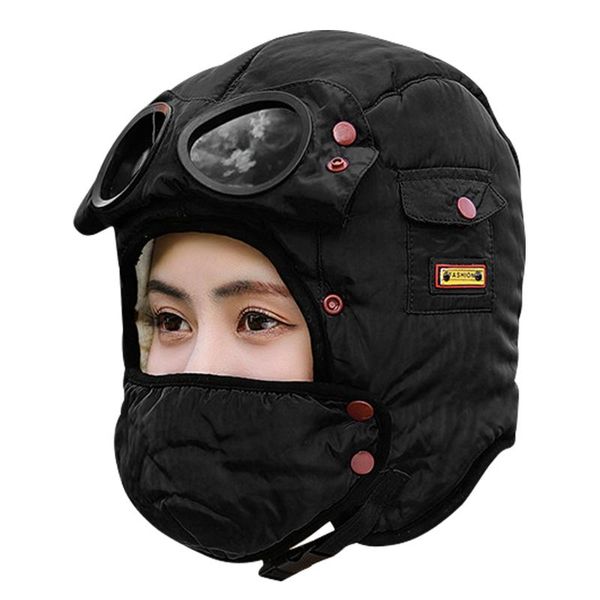 2020 new fashion warm cap winter men original design winter hats for women kids waterproof hood hat with glasses cool balaclava, Black
2020 new fashion warm cap winter men original design winter hats for women kids waterproof hood hat with glasses cool balaclava, Black