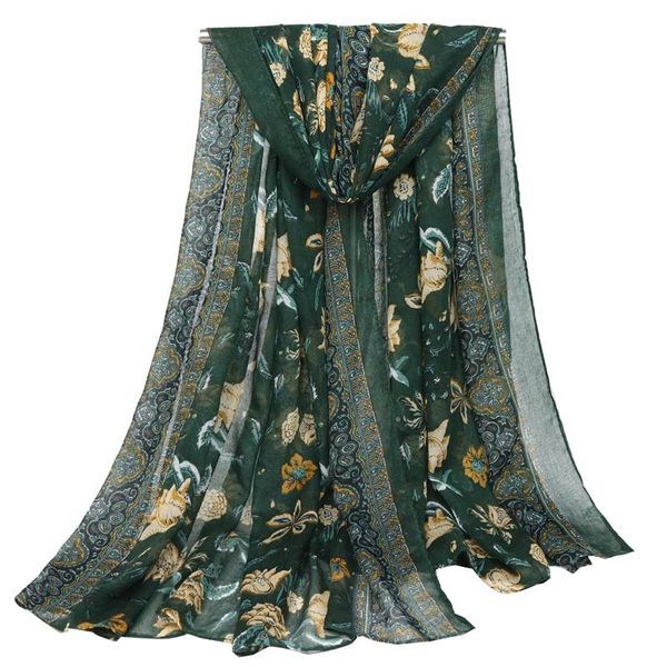 uacy brand voile with floral printing blue and white porcelain large long scarf scarves beach towel, Blue;gray
uacy brand voile with floral printing blue and white porcelain large long scarf scarves beach towel, Blue;gray