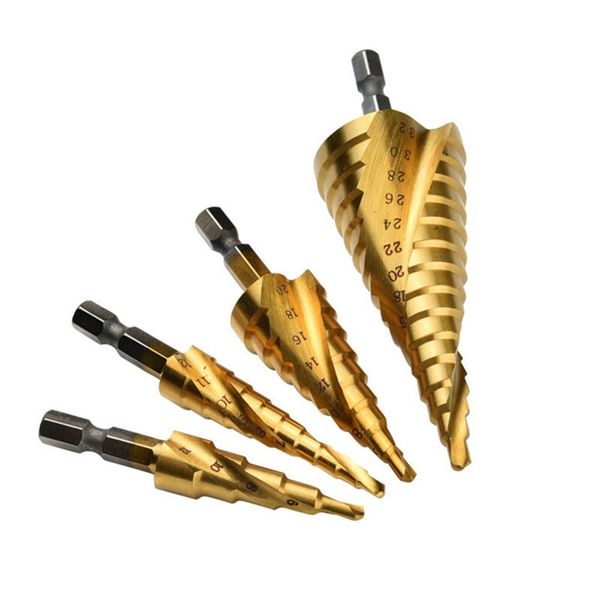 4шт / set hss спиральная канавками центр сверло с case 3-12mm 4-12 / 20 / 32мм металл титана с покрытием шаг конус бур отверстие cutter
4шт / set hss спиральная канавками центр сверло с case 3-12mm 4-12 / 20 / 32мм металл титана с покрытием шаг конус бур отверстие cutter