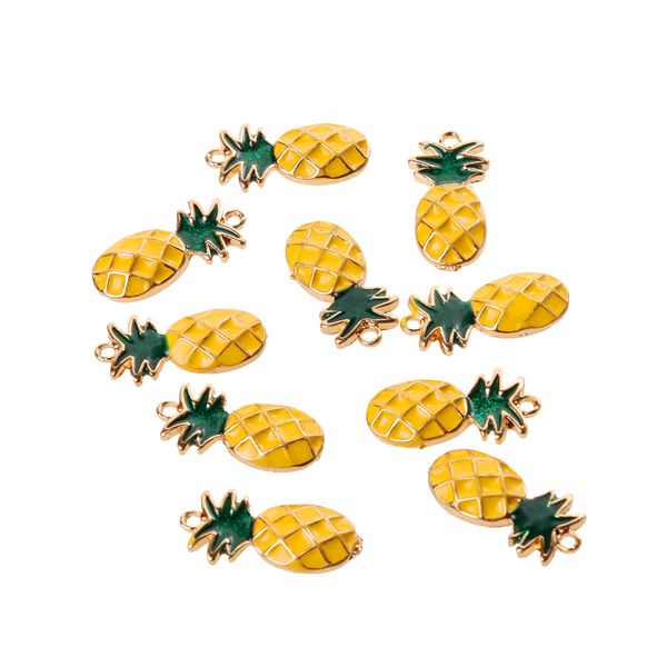 10pcs novelty chic pineapple fruit shape charms pendants bracelet diy jewelry summer beach decor, Black
10pcs novelty chic pineapple fruit shape charms pendants bracelet diy jewelry summer beach decor, Black