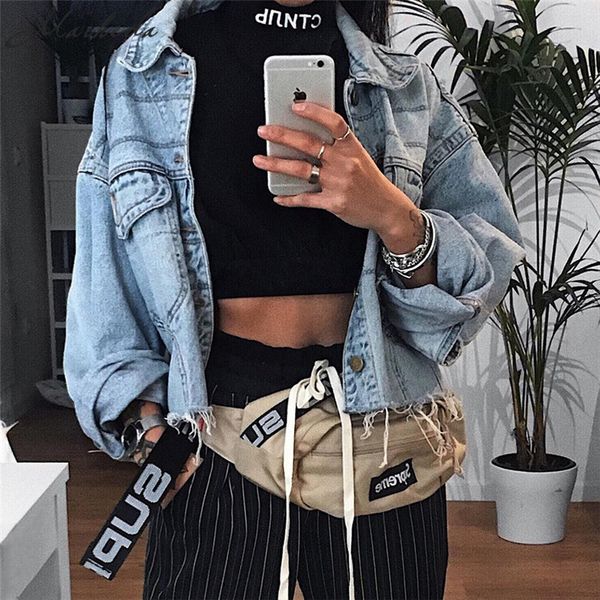 macheda women basic coats spring and autumn women denim jacket 2018 long sleeve loose female jeans coat casual girls outwear, Black;brown
macheda women basic coats spring and autumn women denim jacket 2018 long sleeve loose female jeans coat casual girls outwear, Black;brown