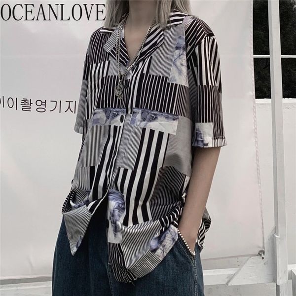 oceanlove harajuku печать мужчины женщина блуза ins streetwear однобортных моды рубашка с коротким рукавом 2020 летней blusas 15132, White
oceanlove harajuku печать мужчины женщина блуза ins streetwear однобортных моды рубашка с коротким рукавом 2020 летней blusas 15132, White