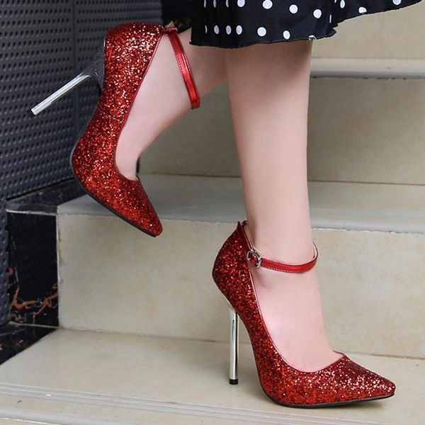 elegant women shoes pumps classics extreme 13cm super high heel ladies shoes big size 4-color 2020 new bling wedding gold heel, Black
elegant women shoes pumps classics extreme 13cm super high heel ladies shoes big size 4-color 2020 new bling wedding gold heel, Black