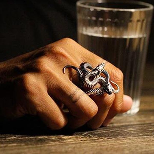 men women girls snake ring cute sweet black vintage exaggerated ferocious charm party gift 2020, Golden;silver
men women girls snake ring cute sweet black vintage exaggerated ferocious charm party gift 2020, Golden;silver