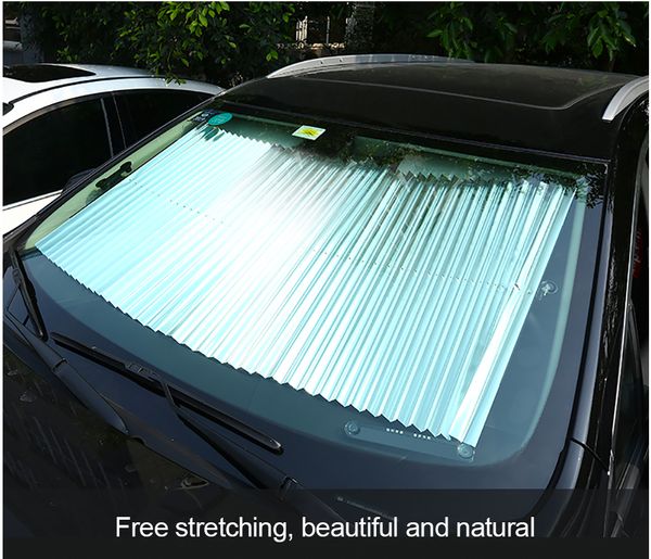 46cm/65cm/70cm/80cm upgarde retracta'ble suv truck car front windshield sunshade rear window sun visor uv protection curtain
46cm/65cm/70cm/80cm upgarde retracta'ble suv truck car front windshield sunshade rear window sun visor uv protection curtain