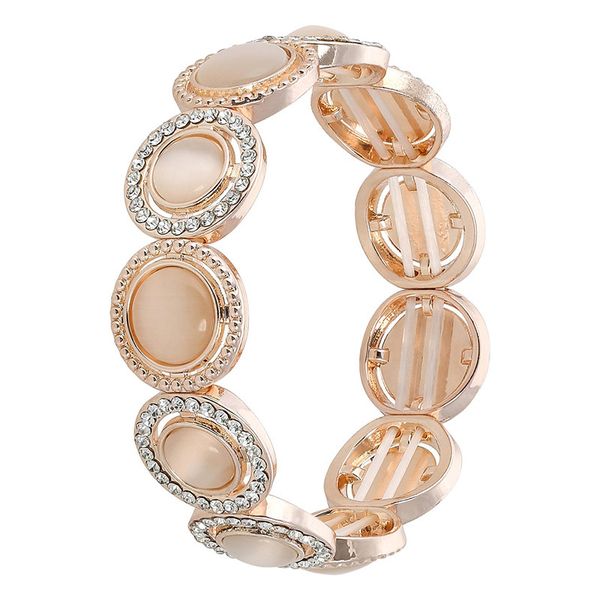 2019 european and american fashion ladies new opal bracelet round diamond elastic jewelry bride gift bracelet ing, Black
2019 european and american fashion ladies new opal bracelet round diamond elastic jewelry bride gift bracelet ing, Black