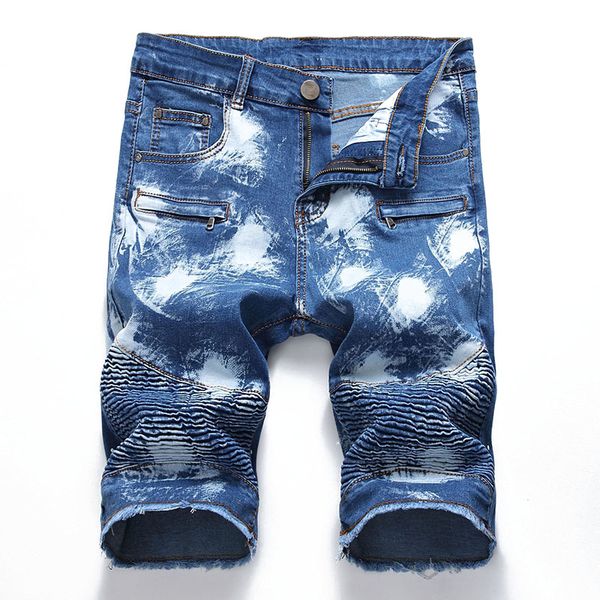 men's jeans men mid-rise stretch knee length skinny biker zipper pleated slim scratch blue color
men's jeans men mid-rise stretch knee length skinny biker zipper pleated slim scratch blue color