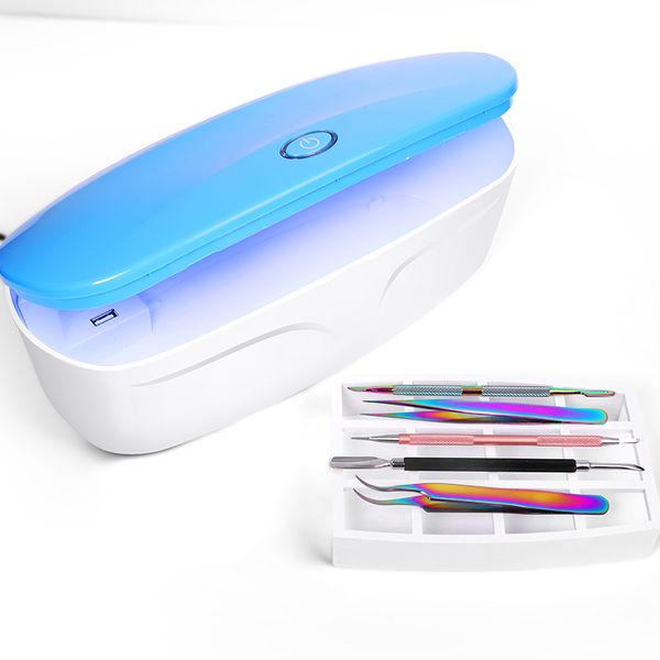 cleaner box nail tools nail sterilizer disinfection for manicure nipper tweezers disinfector box smart sensing sponge brush, Silver
cleaner box nail tools nail sterilizer disinfection for manicure nipper tweezers disinfector box smart sensing sponge brush, Silver