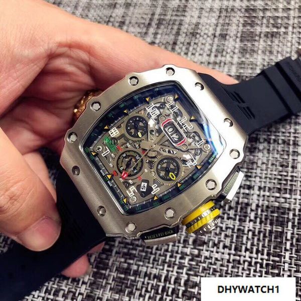 Горячая RM11-03 резиновый РЕМЕНЬ orologio дата автоматическая спорт оптом Montre de luxe модны
Горячая RM11-03 резиновый РЕМЕНЬ orologio дата автоматическая спорт оптом Montre de luxe модны