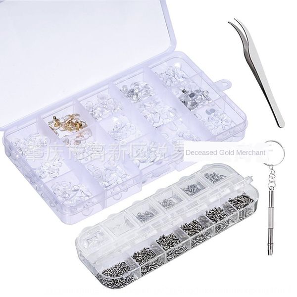 1100pcs screw 150 pair nose holder sun glasses sunglasses screwdriver cap tweezers screwdriver tool, Blue
1100pcs screw 150 pair nose holder sun glasses sunglasses screwdriver cap tweezers screwdriver tool, Blue