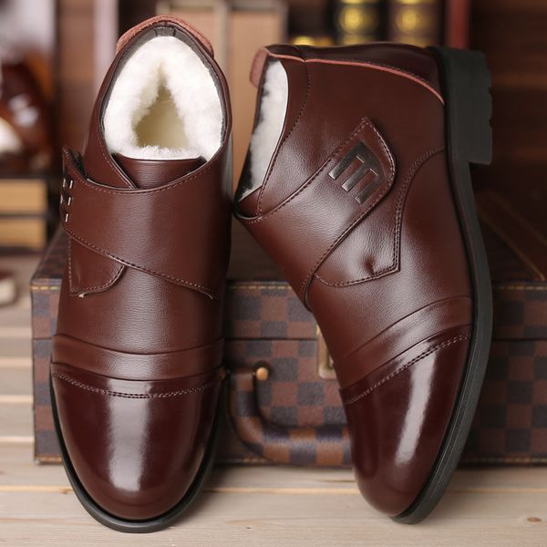 men boots genuine leather warm shoes new winter shoes men ankle boots fashion brand cow leather male footwear size 38-44, Black
men boots genuine leather warm shoes new winter shoes men ankle boots fashion brand cow leather male footwear size 38-44, Black