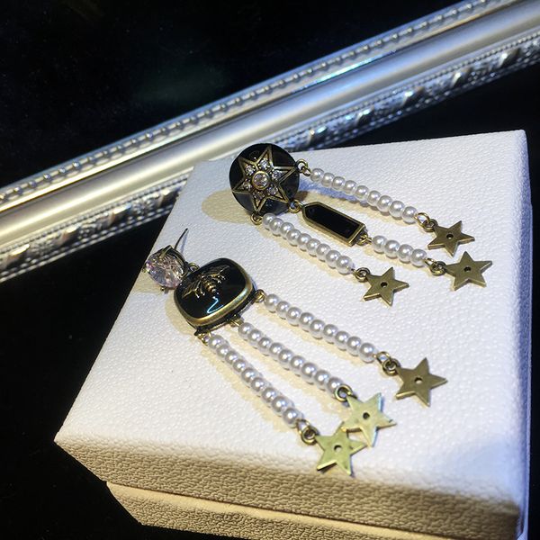 урожай rhinestone bee star pearl earrrings асимметричная бахрома серьга 925 игла серебро серьги женщина, Golden
урожай rhinestone bee star pearl earrrings асимметричная бахрома серьга 925 игла серебро серьги женщина, Golden