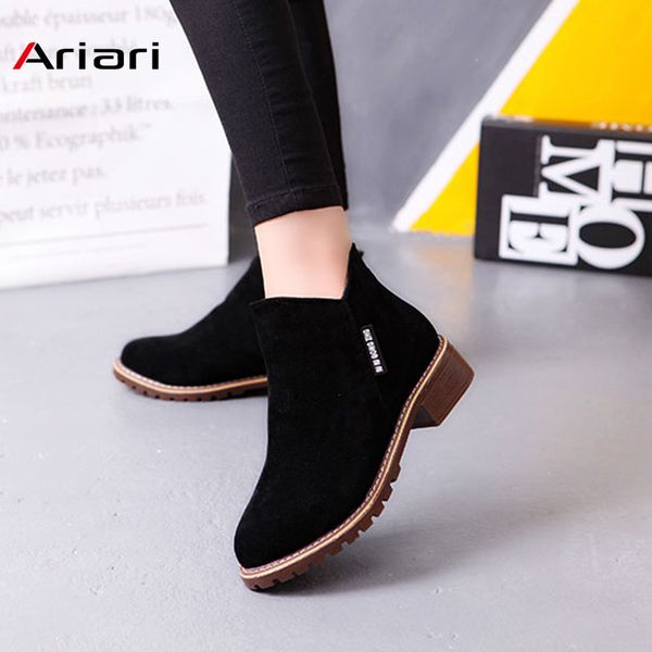 new classic ankle boots winter female snow casual thick heel suede warm fur plush shoes women booties t200104, Black
new classic ankle boots winter female snow casual thick heel suede warm fur plush shoes women booties t200104, Black
