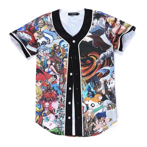 new style man baseball jerseys sport shirts 3d fashion with button good quality 29, Blue;black
new style man baseball jerseys sport shirts 3d fashion with button good quality 29, Blue;black