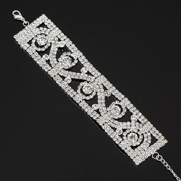 promotion wholesale silver plated bracelet chain link fashion jewelry crystal bracelet valentine's day b078, Black
promotion wholesale silver plated bracelet chain link fashion jewelry crystal bracelet valentine's day b078, Black