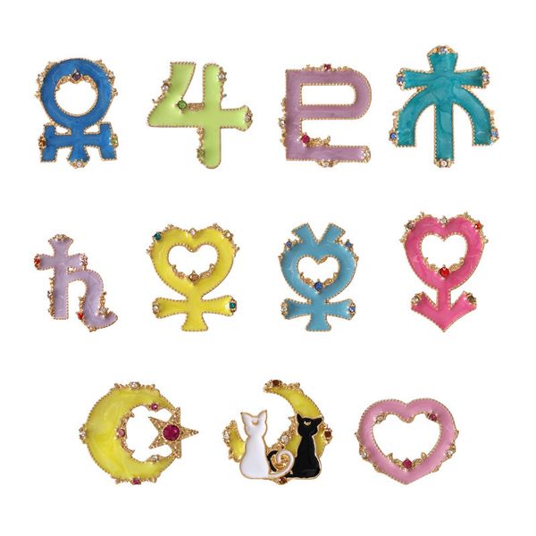 fashion accessories children's cartoon cartoon cartoon beautiful girl warrior series love symbol accessories brooch collar pin, Gray
fashion accessories children's cartoon cartoon cartoon beautiful girl warrior series love symbol accessories brooch collar pin, Gray