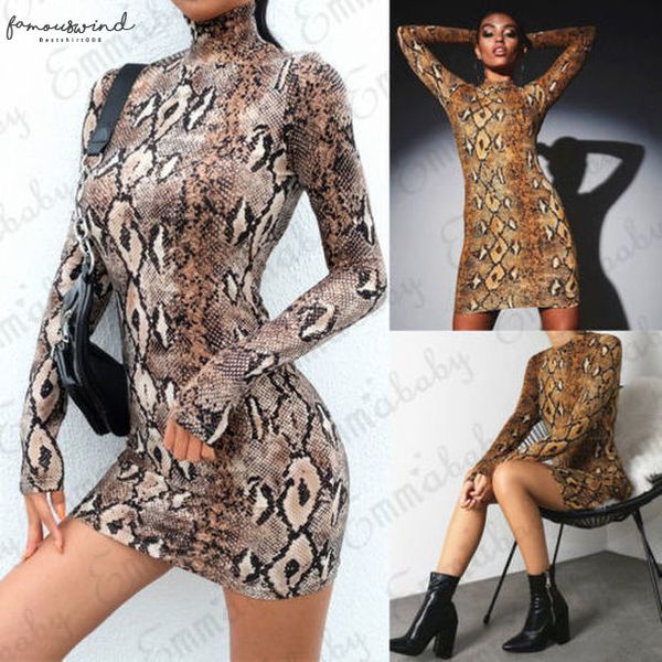 dress 2020 polyester new style womens animal snake skin print bodycon tunic dress stretch high neck mini dress, Black;gray
dress 2020 polyester new style womens animal snake skin print bodycon tunic dress stretch high neck mini dress, Black;gray