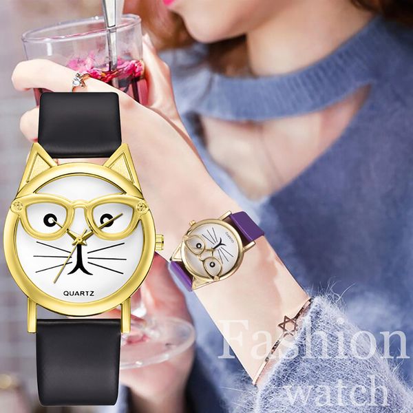 otoky quartz-watch ladies montre femme women simple cat dial analog quartz leather belt wrist watch bracelet watch 19june14, Slivery;brown
otoky quartz-watch ladies montre femme women simple cat dial analog quartz leather belt wrist watch bracelet watch 19june14, Slivery;brown