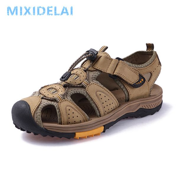 2020 big size summer genuine leather outdoor men's shoes men sandals for male casual shoes water walking beach sandalias sandal t200420, Black
2020 big size summer genuine leather outdoor men's shoes men sandals for male casual shoes water walking beach sandalias sandal t200420, Black