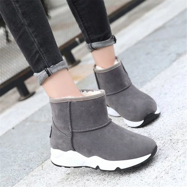 women snow boots 2019 winter all-weather flat bottom plus thick warm booties students thick snow boots ankle boots shoes, Black
women snow boots 2019 winter all-weather flat bottom plus thick warm booties students thick snow boots ankle boots shoes, Black