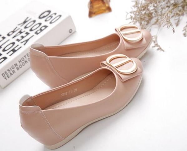2019 women's shoes in spring and autumn with new style slope heel round head@899, Black
2019 women's shoes in spring and autumn with new style slope heel round head@899, Black