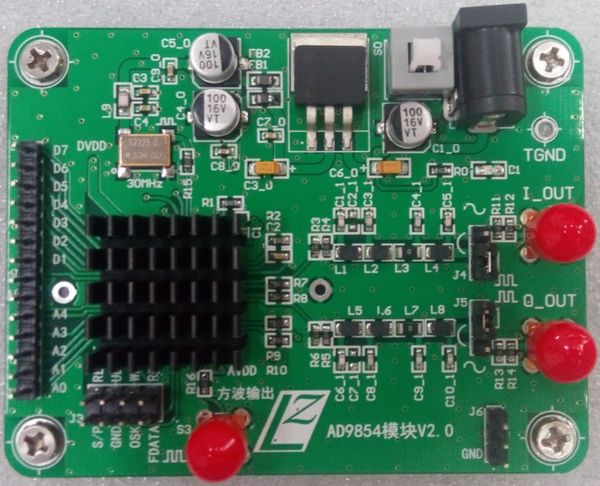 ad9854 module high speed dds module provides test program, 13 e frequency characteristic supporting
ad9854 module high speed dds module provides test program, 13 e frequency characteristic supporting