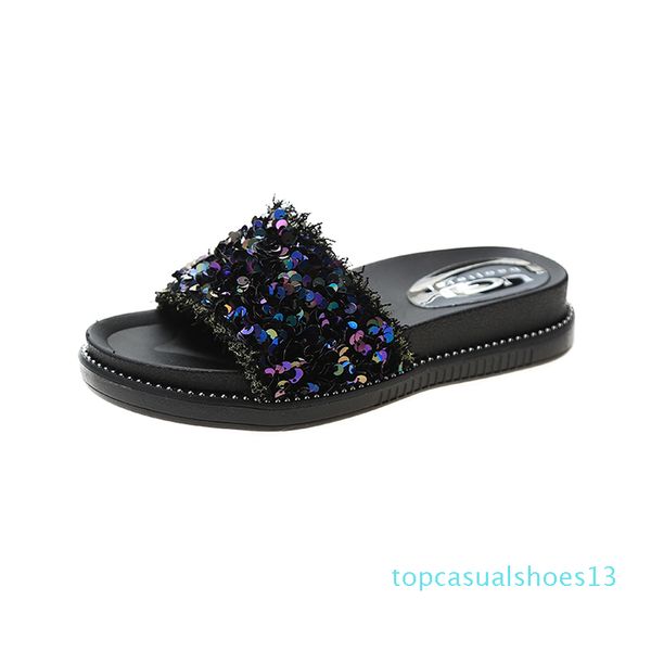 beach shoes womens slippers outdoor platform pantofle fringe luxury slides med sabot soft flat 2020 summer designer fashion t13, Black
beach shoes womens slippers outdoor platform pantofle fringe luxury slides med sabot soft flat 2020 summer designer fashion t13, Black