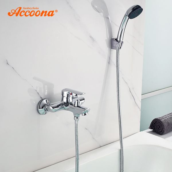 accoona bathtub faucet outlet wall mounted bath single handle shower faucets mixer tap chrome finished brass 2-function a6368
accoona bathtub faucet outlet wall mounted bath single handle shower faucets mixer tap chrome finished brass 2-function a6368