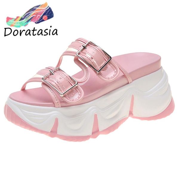 doratasia comfy high platform shoes summer casual wedges sandals women new 2020 ins transparent sandals, Black
doratasia comfy high platform shoes summer casual wedges sandals women new 2020 ins transparent sandals, Black