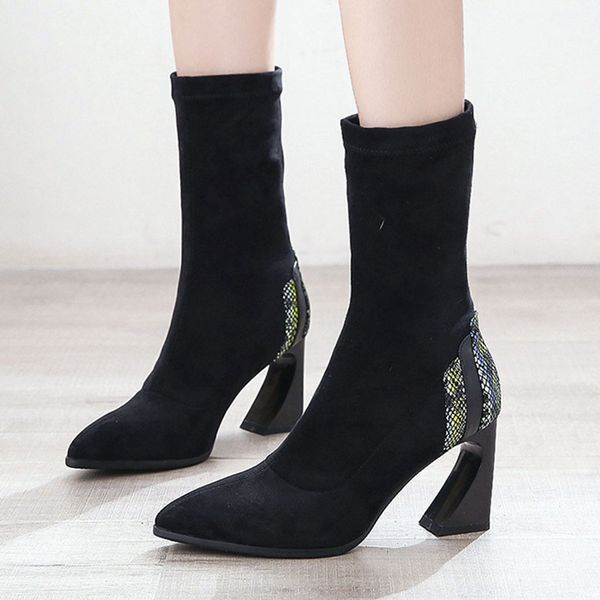 зимняя обувь женщины змеи зерно остроконечные toe slip-на sexy boots женщин странные пятками винтажная boots black носок t3
зимняя обувь женщины змеи зерно остроконечные toe slip-на sexy boots женщин странные пятками винтажная boots black носок t3